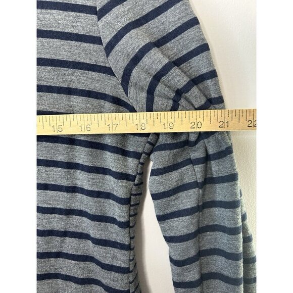 TART Essential Blazer Gray Navy Striped Women’s Workwear Long Sleeve Size XL - Picture 10 of 12